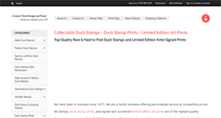 Desktop Screenshot of duckstamps-prints.com